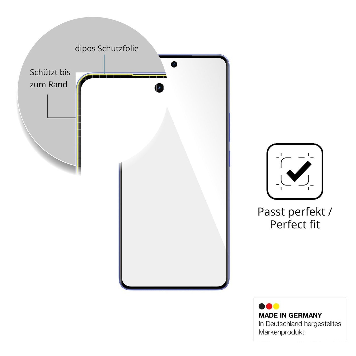 2x 3D Full Cover Schutzfolie für Realme Narzo Powe (6)