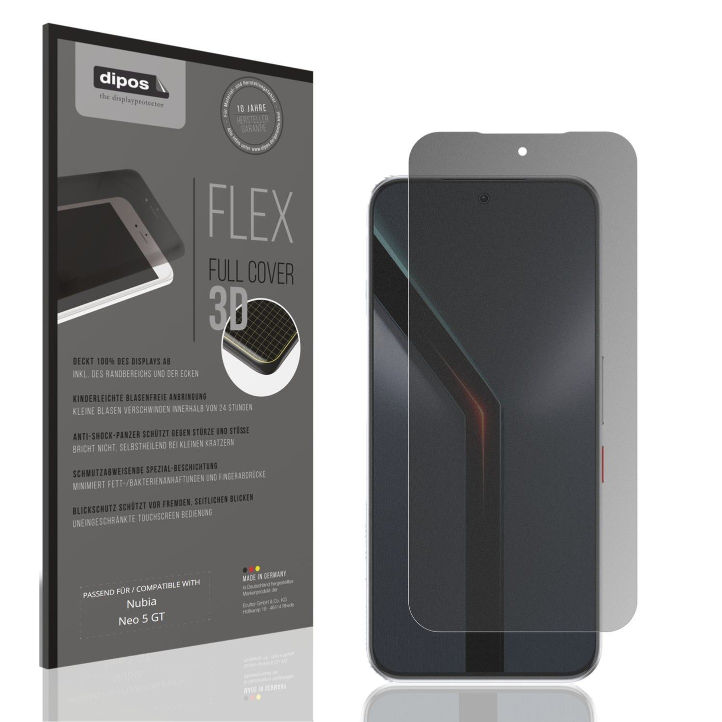 Full Cover Privacy Blickschutzfolie für Nubia Neo  (1)