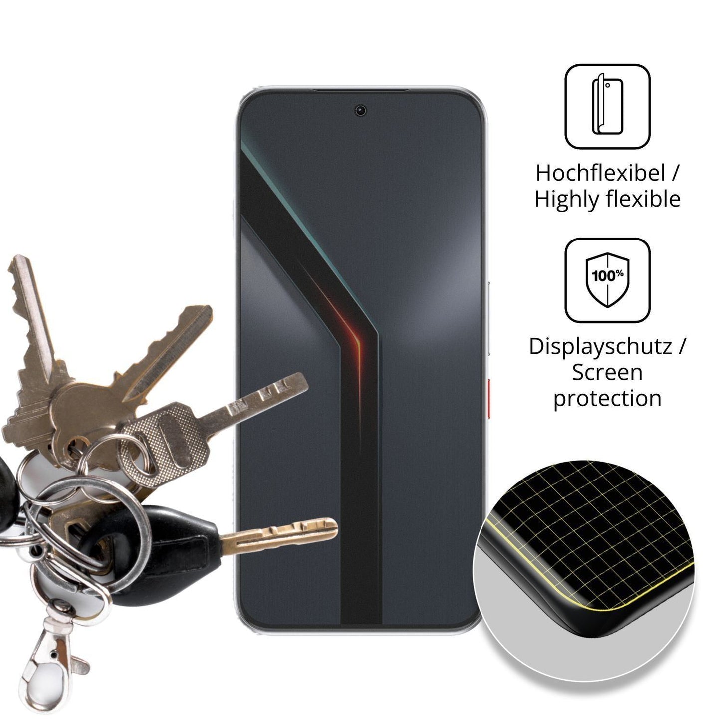 Full Cover Privacy Blickschutzfolie für Nubia Neo  (3)