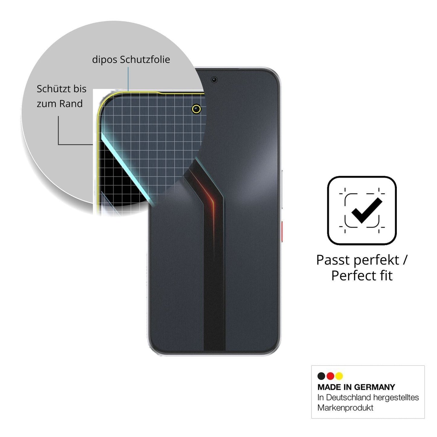 Full Cover Privacy Blickschutzfolie für Nubia Neo  (4)