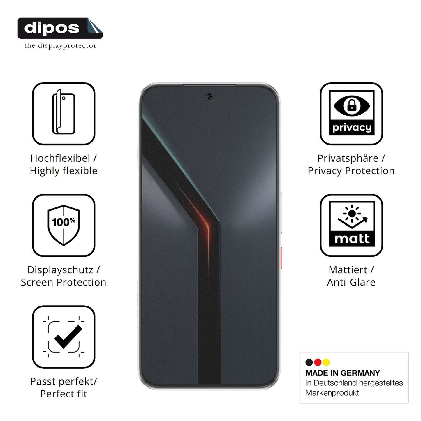 Full Cover Privacy Blickschutzfolie für Nubia Neo  (5)