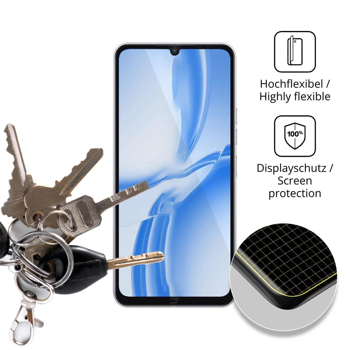 2x 3D Full Cover Schutzfolie für Tecno Pop X (3)