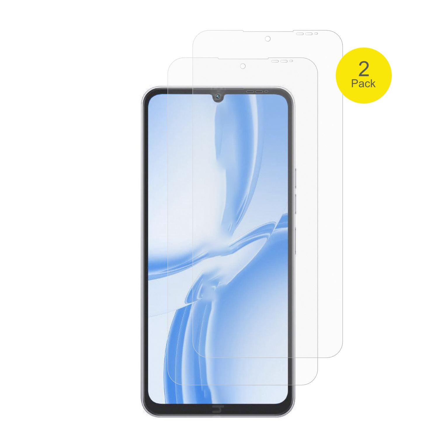 2x Full Cover Schutzfolie matt für Tecno Pop X (2)