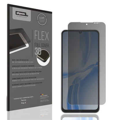 Full Cover Privacy Blickschutzfolie für Tecno Pop  (1)