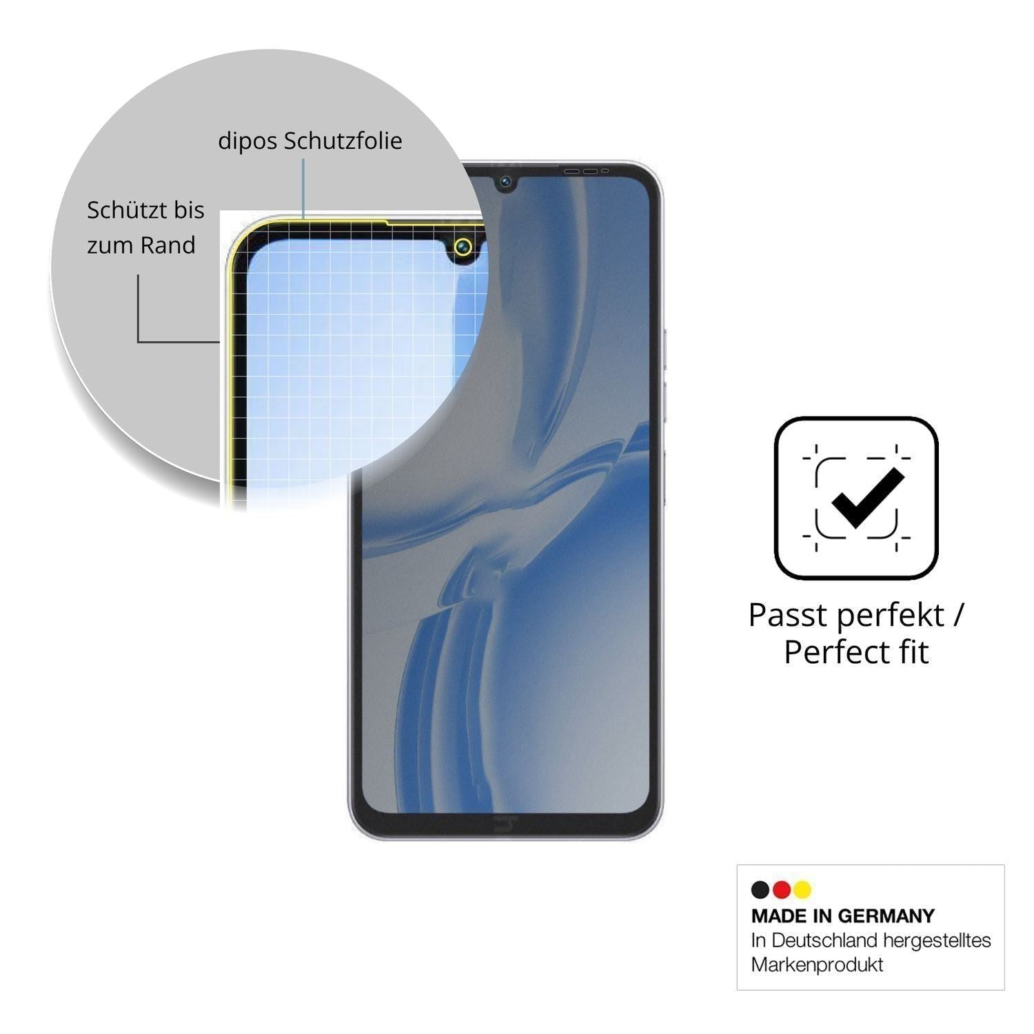 Full Cover Privacy Blickschutzfolie für Tecno Pop  (4)