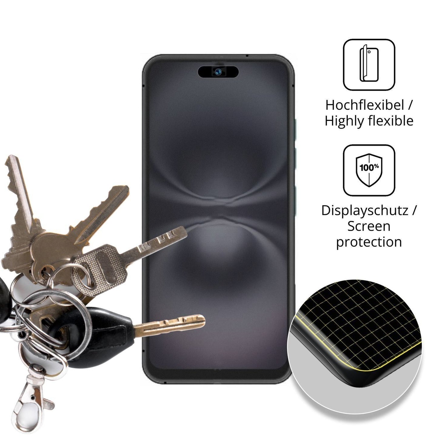 Full Cover Privacy Blickschutzfolie für Peace Nova (3)