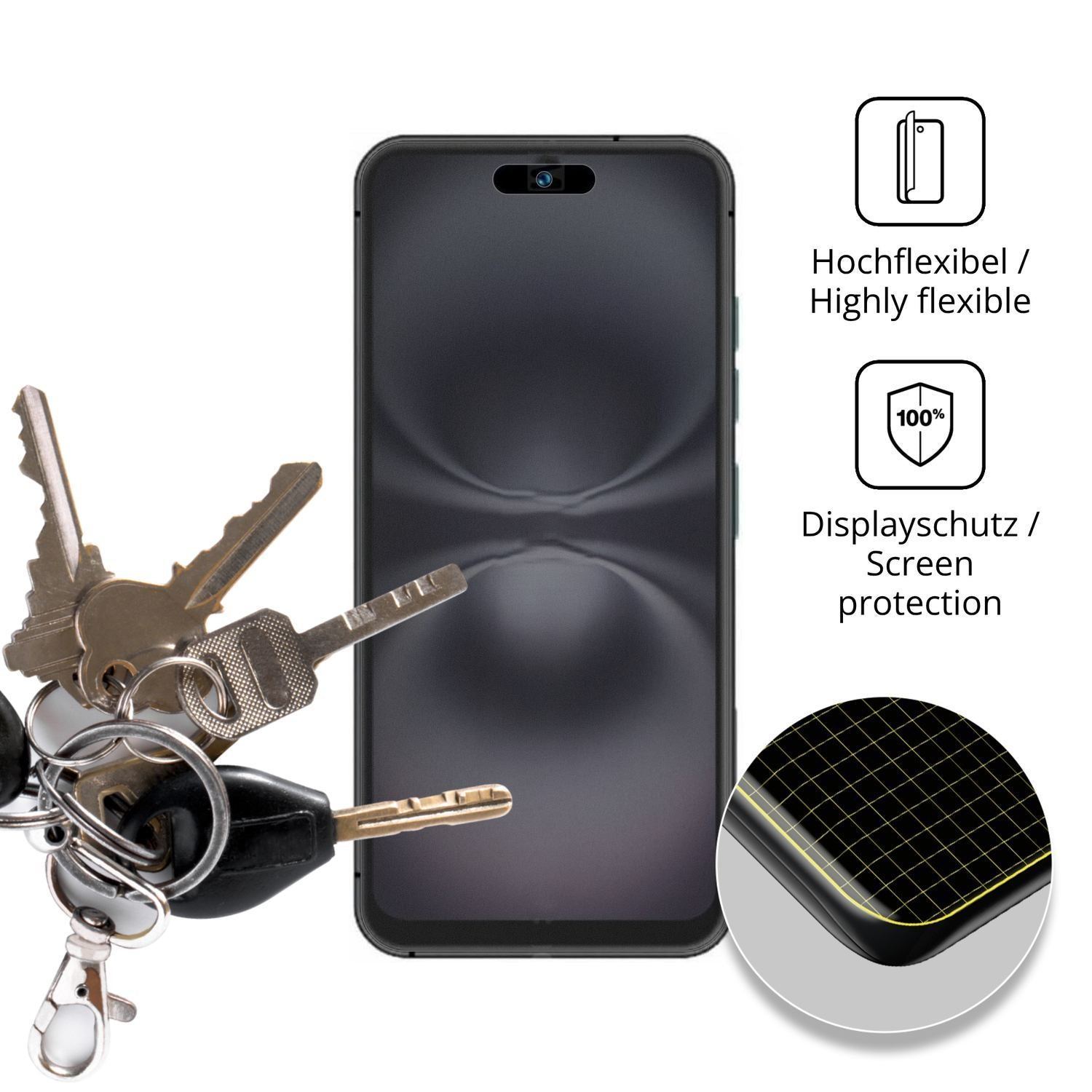 Full Cover Privacy Blickschutzfolie für Peace Nova (3)