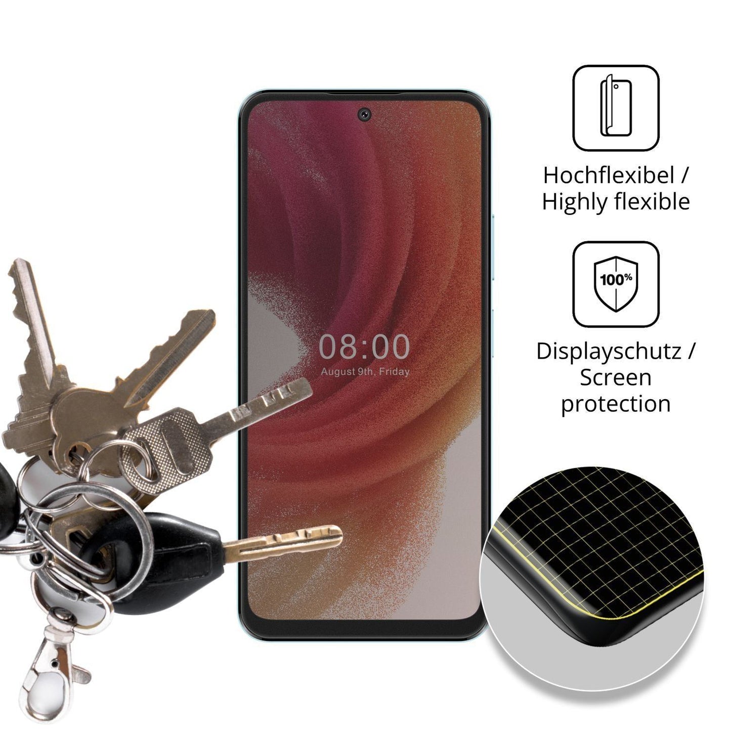 Full Cover Privacy Blickschutzfolie für HMD Luma (3)