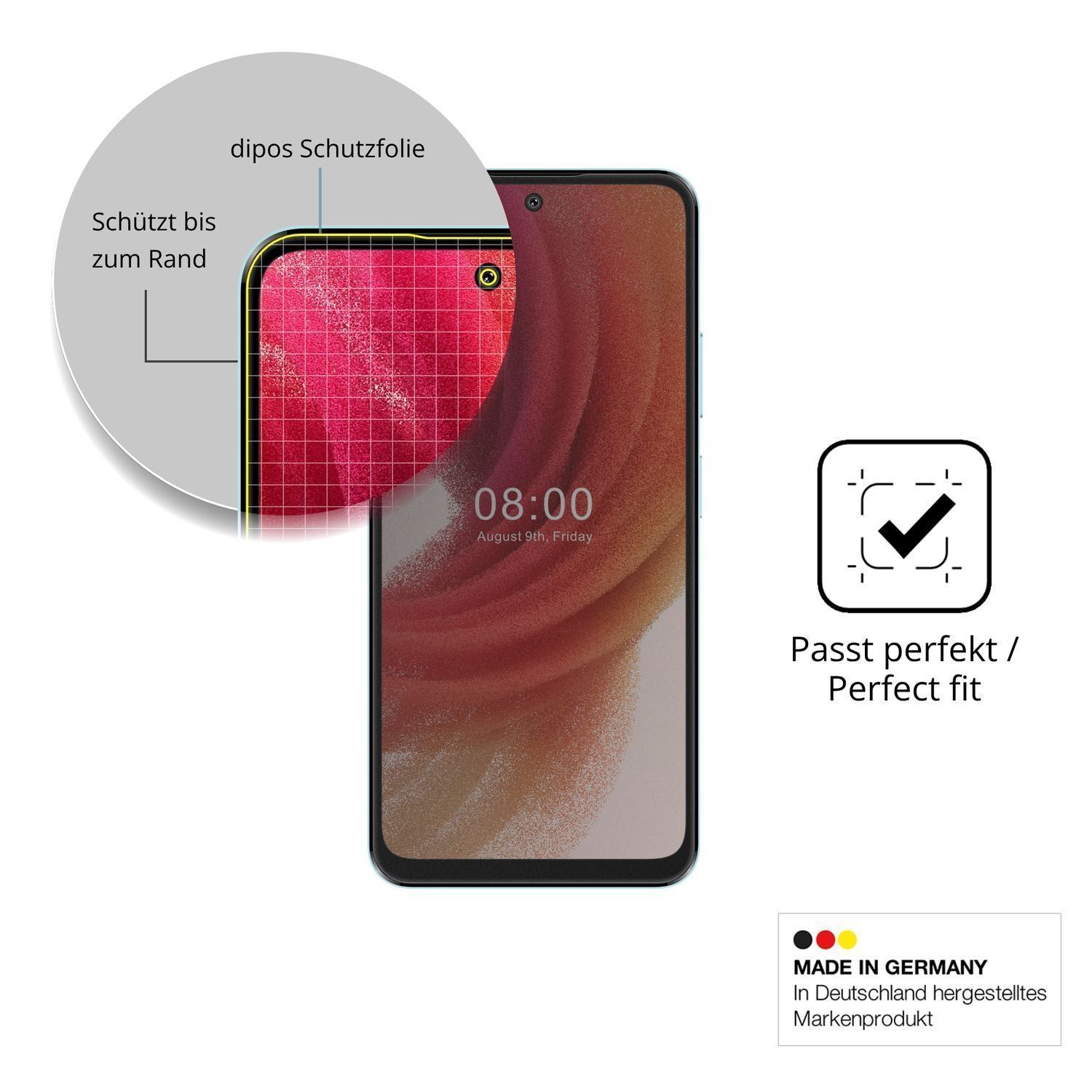 Full Cover Privacy Blickschutzfolie für HMD Luma (4)