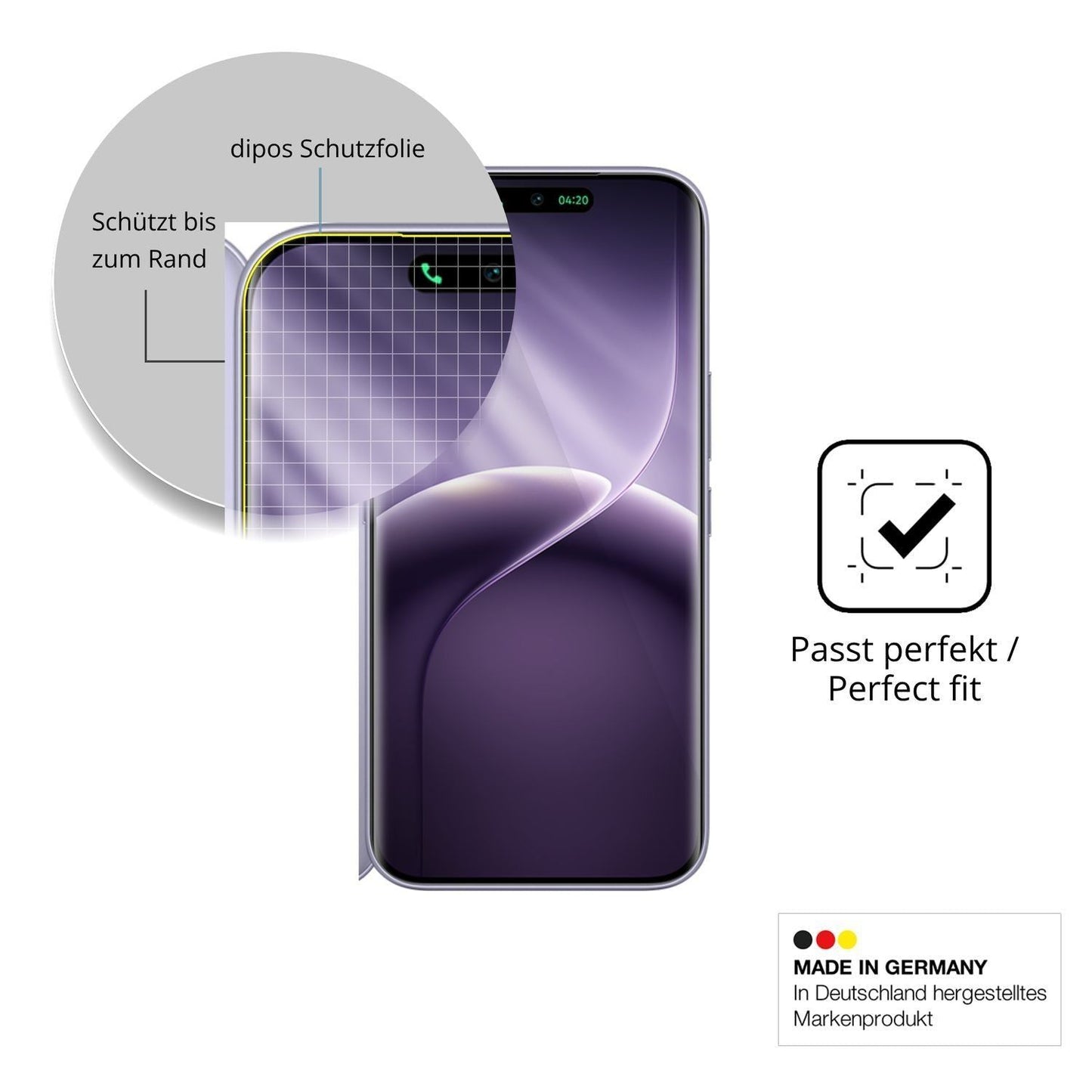 2x 3D Full Cover Schutzfolie für Tecno Camon 50 Ul (6)