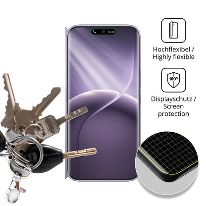 2x Full Cover Schutzfolie matt für Tecno Camon 50  (3)