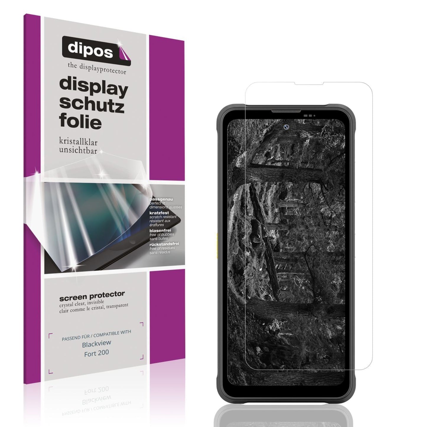 4x Schutzfolie klar für Blackview Fort 200 Display (1)