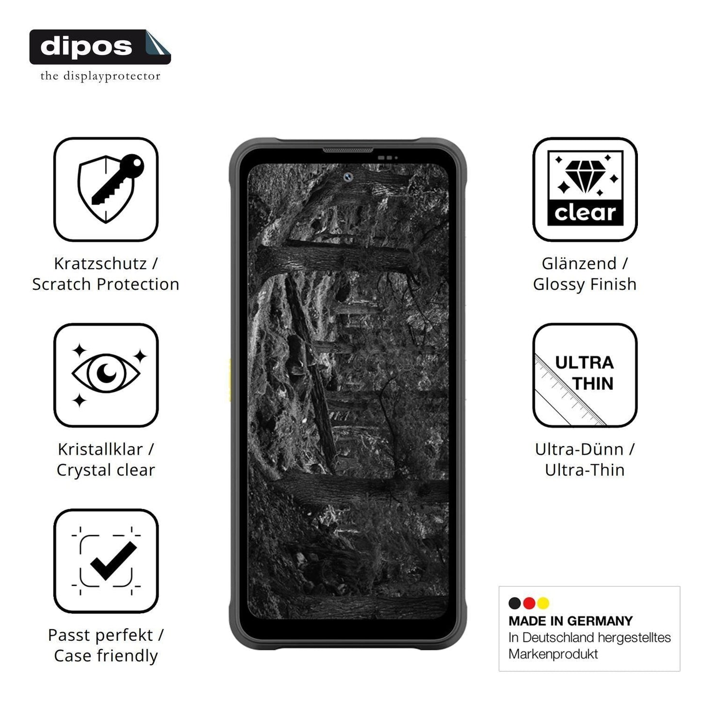 4x Schutzfolie klar für Blackview Fort 200 Display (7)