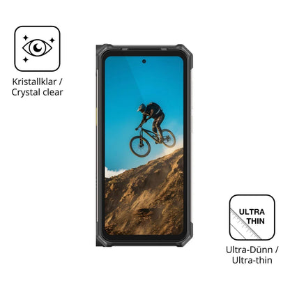 4x Schutzfolie klar für Ulefone RugKing 5 Pro Disp (5)