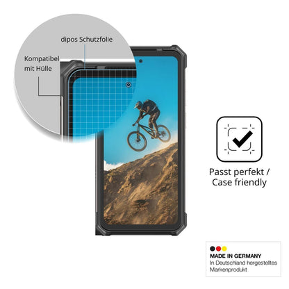 4x Schutzfolie matt für Ulefone RugKing 5 Pro Disp (6)