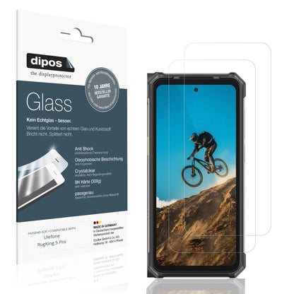 2x 9H Schutzfolie für Ulefone RugKing 5 Pro Panzer (1)