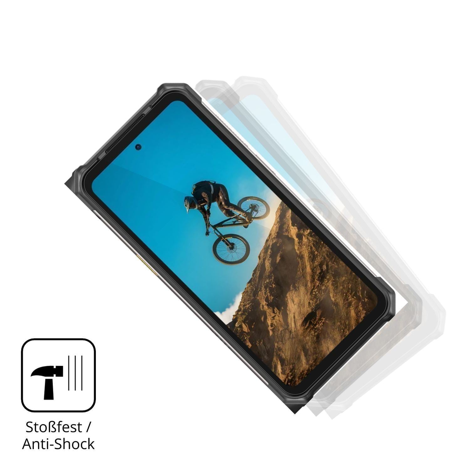 2x 9H Schutzfolie für Ulefone RugKing 5 Pro Panzer (4)