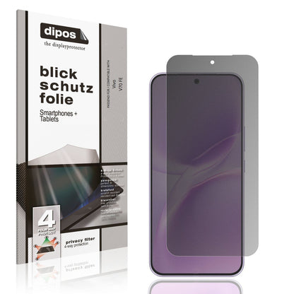 Blickschutzfolie für Vivo V70 FE matt Schutzfolie  (1)