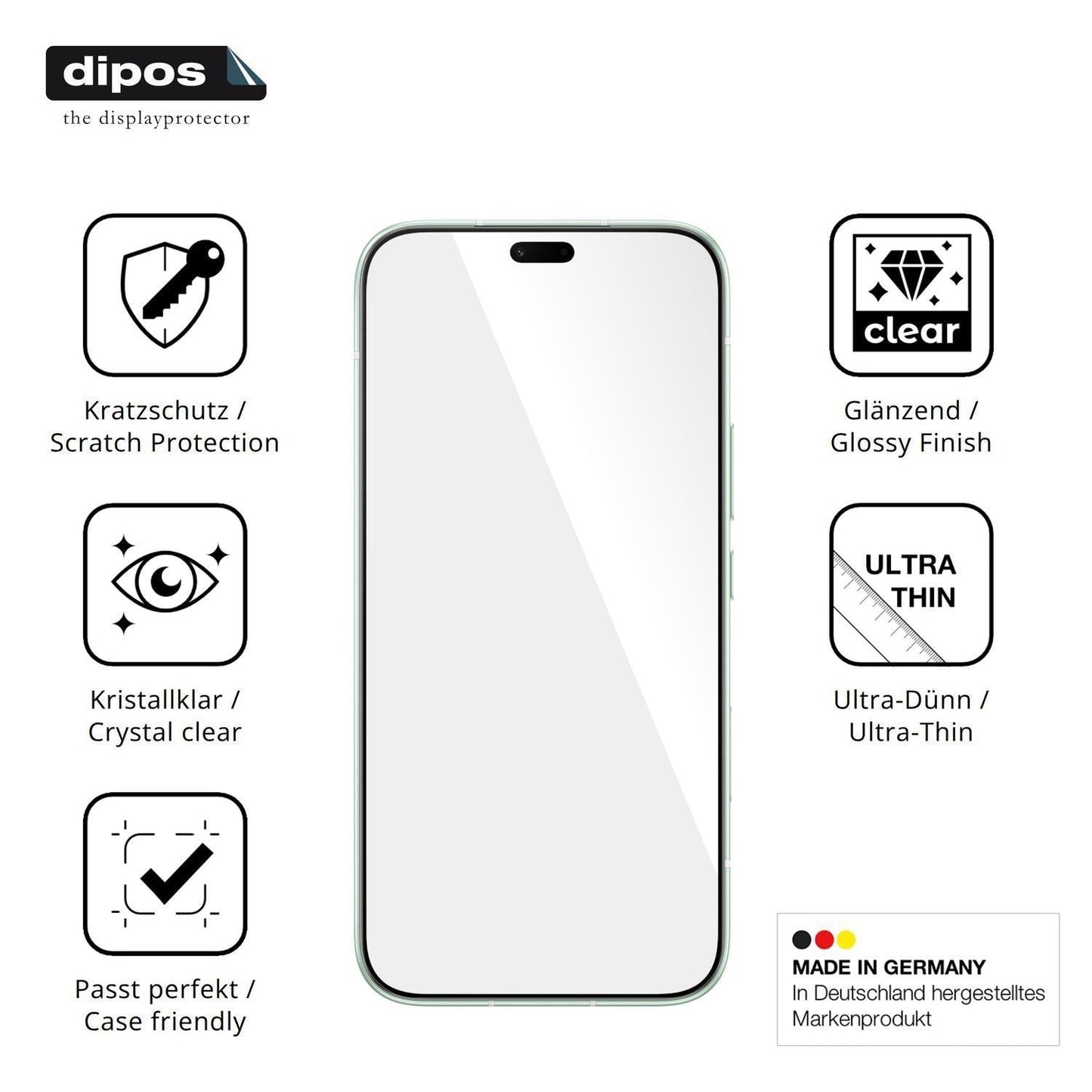 4x Schutzfolie klar für Honor 600 Lite Display-Sch (7)