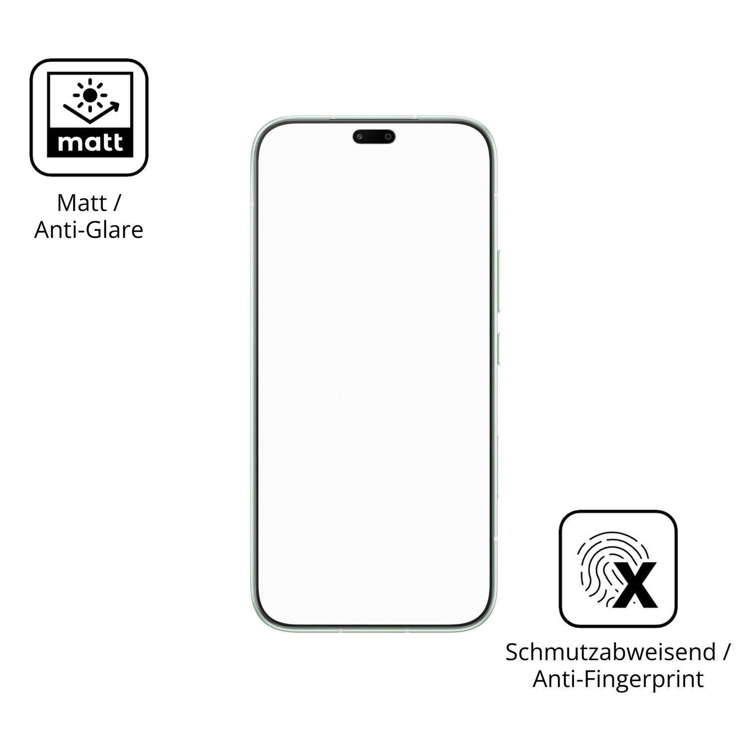 4x Schutzfolie matt für Honor 600 Lite Display-Sch (5)