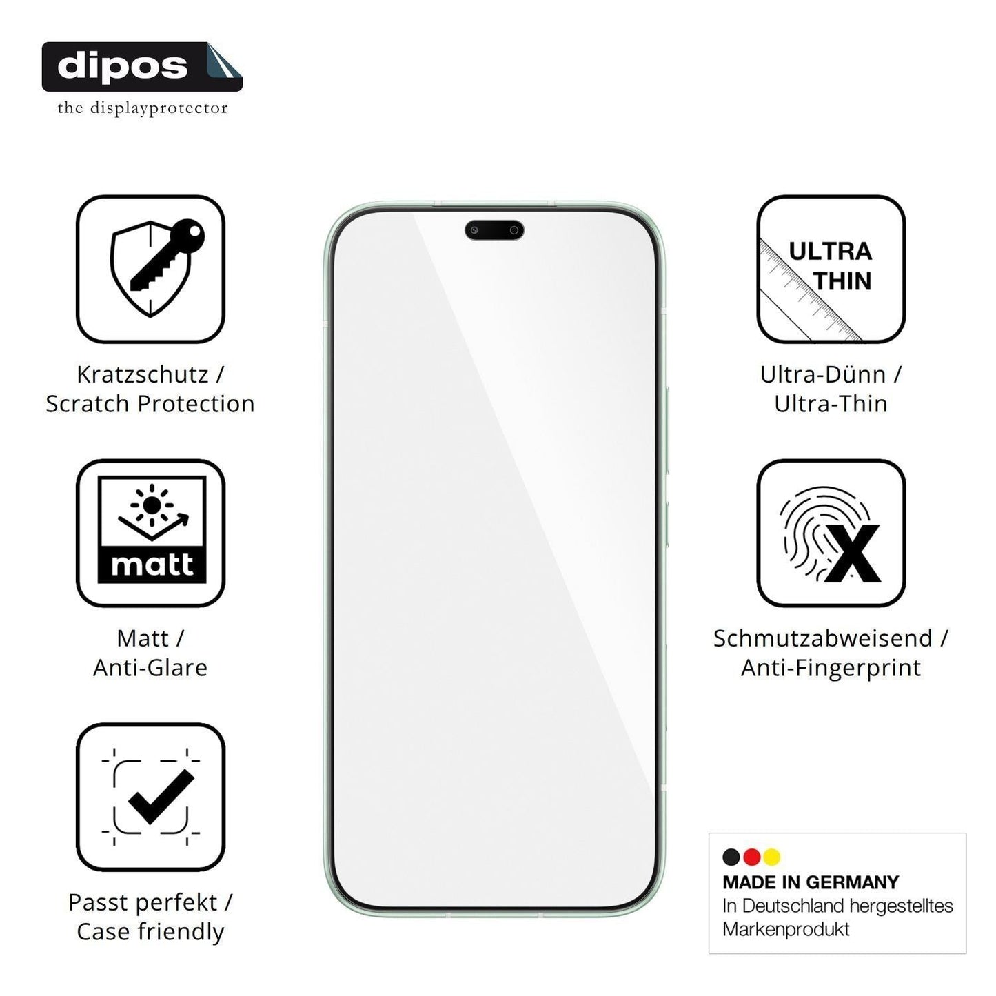 4x Schutzfolie matt für Honor 600 Lite Display-Sch (7)