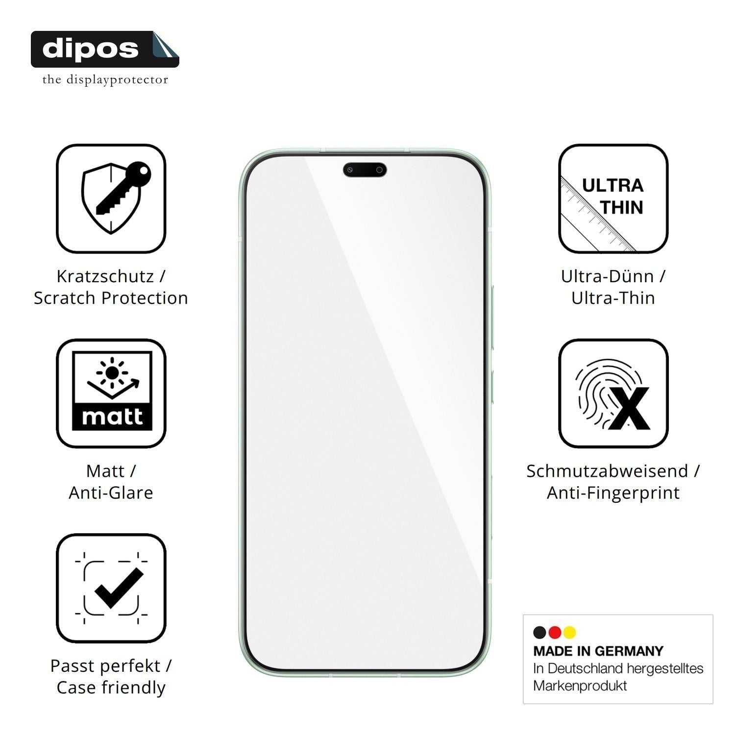 4x Schutzfolie matt für Honor 600 Lite Display-Sch (7)