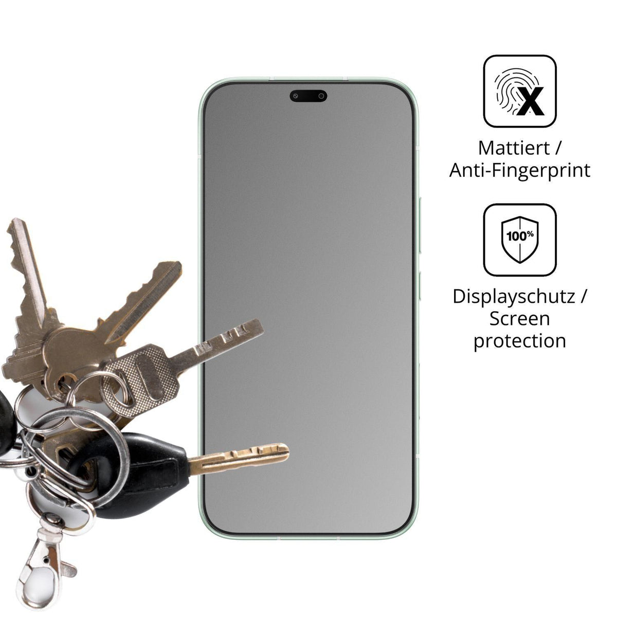 Blickschutzfolie für Honor 600 Lite matt Schutzfol (3)