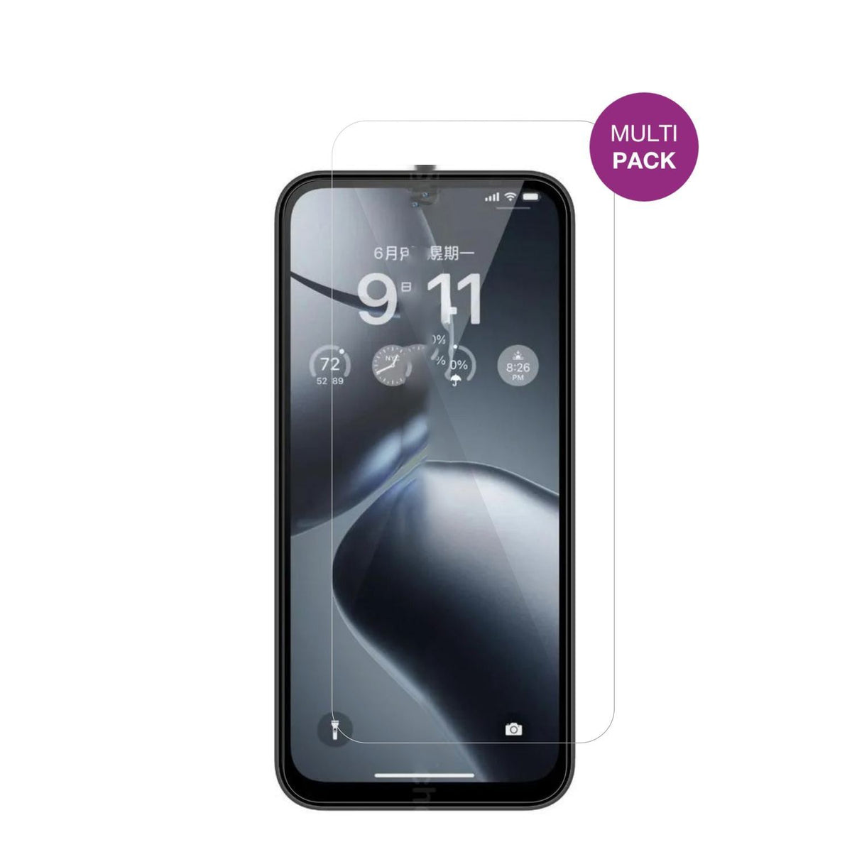 4x Schutzfolie klar für Fossibot S7 Display-Schutz (2)