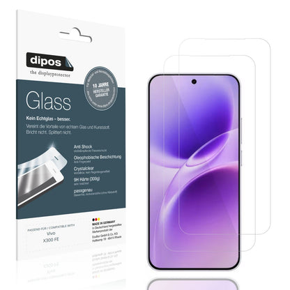2x 9H Schutzfolie für Vivo X300 FE Panzerfolie (1)