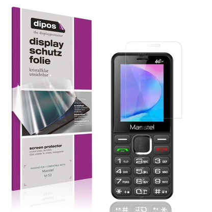 4x Schutzfolie klar für Masstel Izi S2 Display-Sch (1)