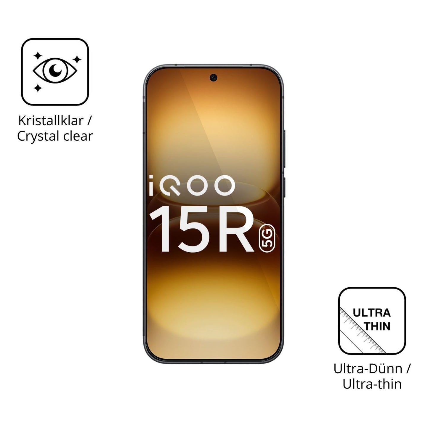 4x Schutzfolie klar für Vivo iQOO 15R Display-Schu (5)