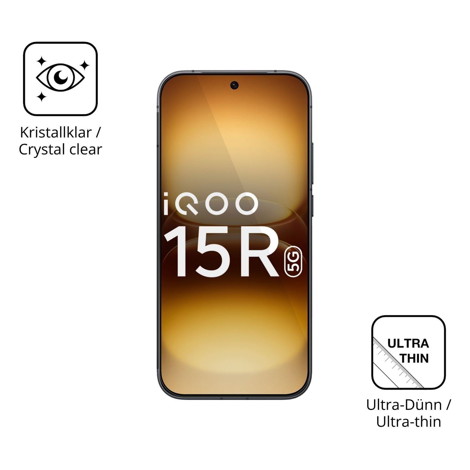 4x Schutzfolie klar für Vivo iQOO 15R Display-Schu (5)