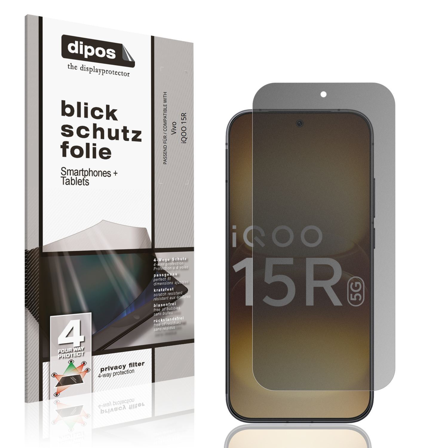 Blickschutzfolie für Vivo iQOO 15R matt Schutzfoli (1)