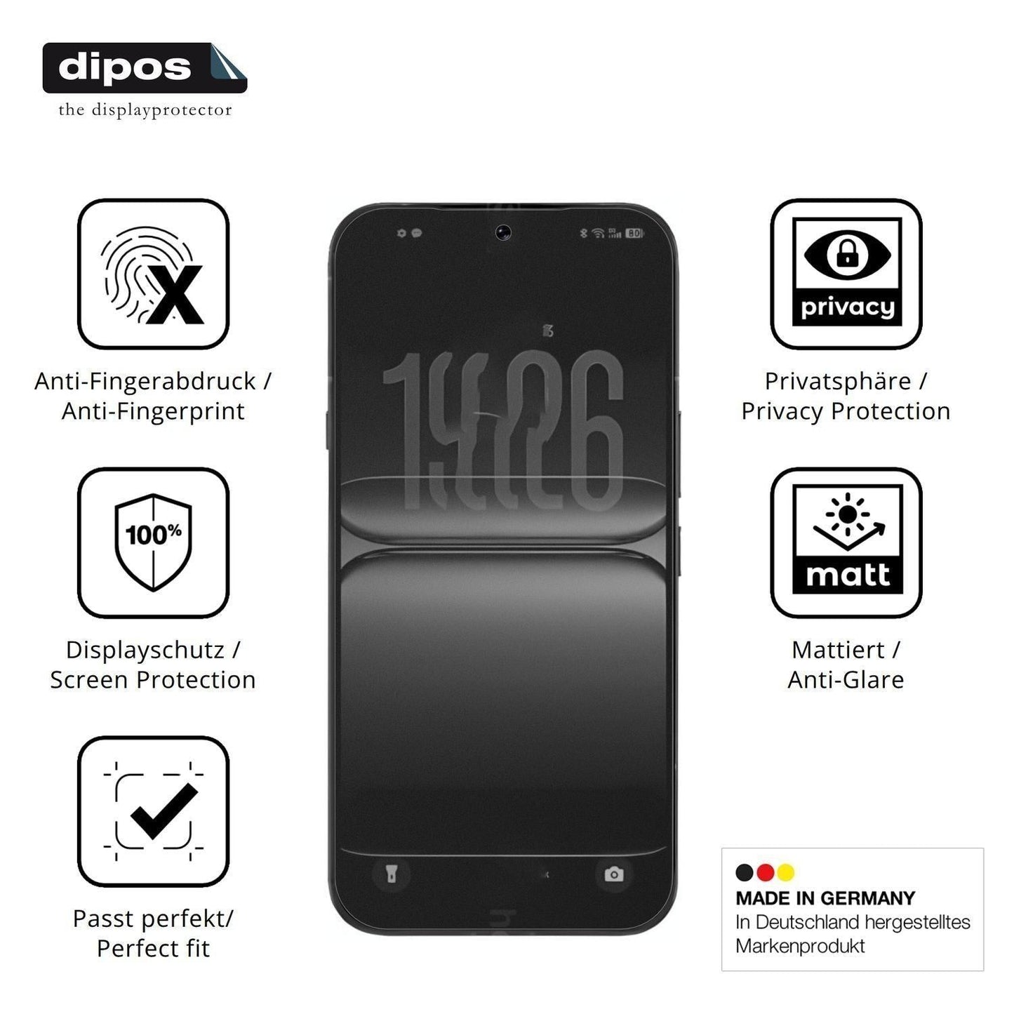 Blickschutzfolie für Infinix Note 60 Ultra matt Sc (5)