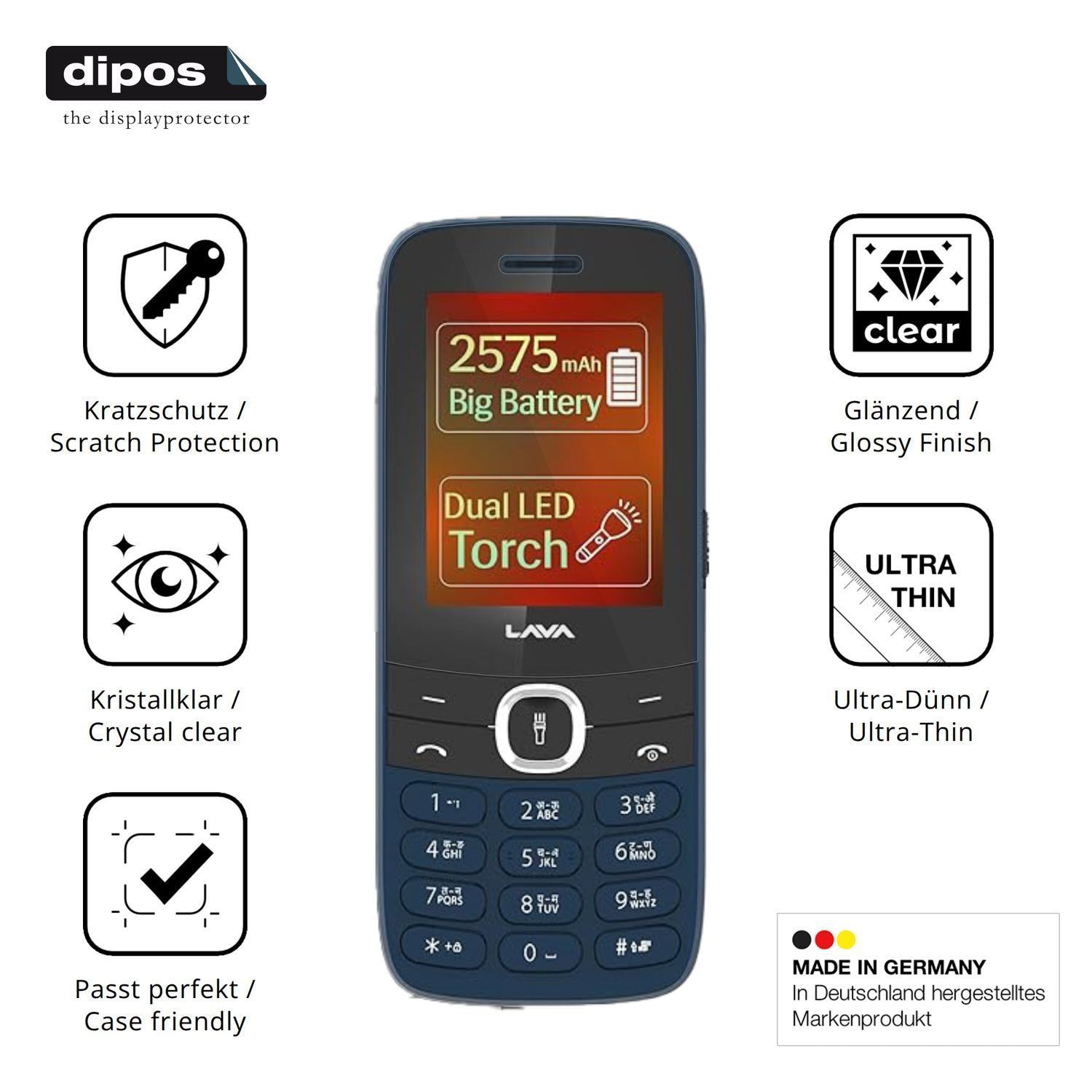 4x Schutzfolie klar für Lava A7 Torch Display-Schu (7)