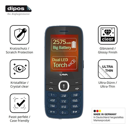 4x Schutzfolie klar für Lava A7 Torch Display-Schu (7)