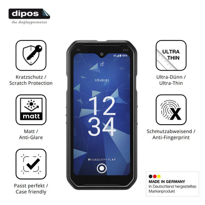 4x Schutzfolie matt für Kyocera DuraForce EX2 Disp (7)