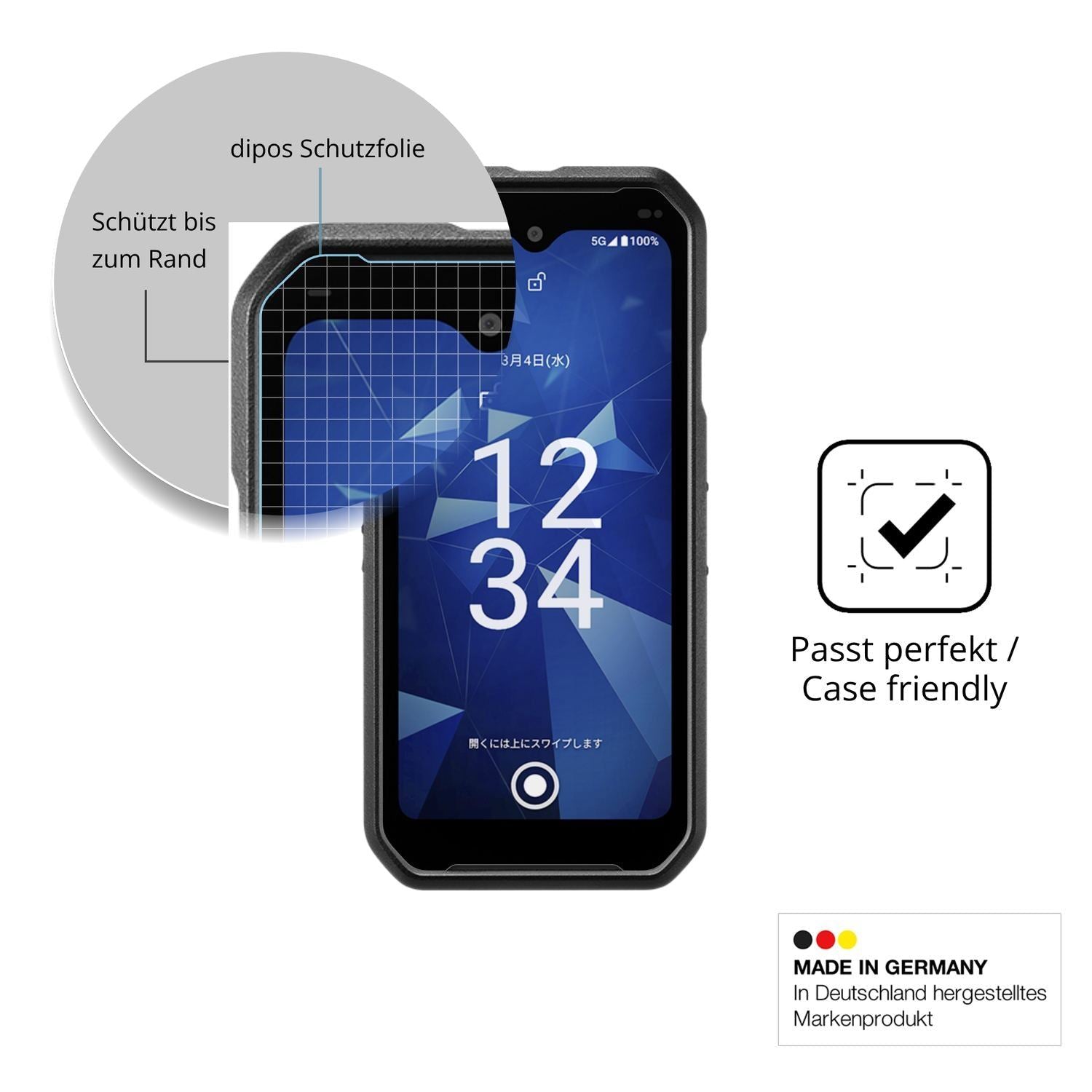 2x 9H Schutzfolie für Kyocera DuraForce EX2 Panzer (6)