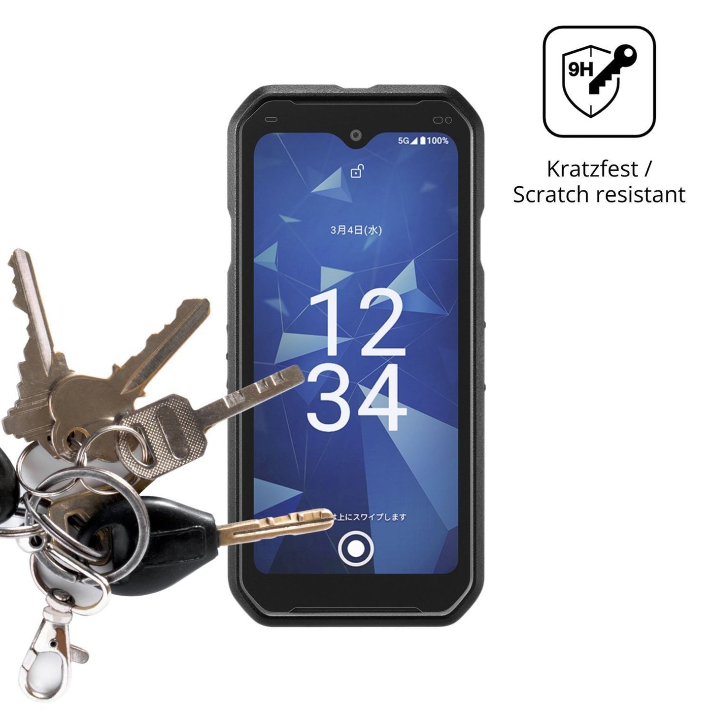 2x 9H Schutzfolie matt für Kyocera DuraForce EX2 P (3)