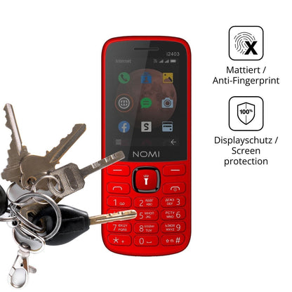 Blickschutzfolie für Nomi i2403 matt Schutzfolie P (3)
