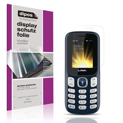 4x Schutzfolie klar für Lava A3 Torch Display-Schu (1)