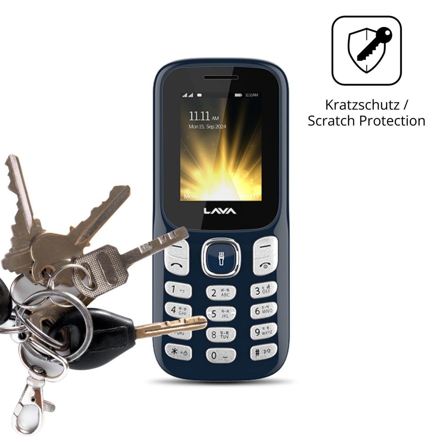 4x Schutzfolie klar für Lava A3 Torch Display-Schu (4)
