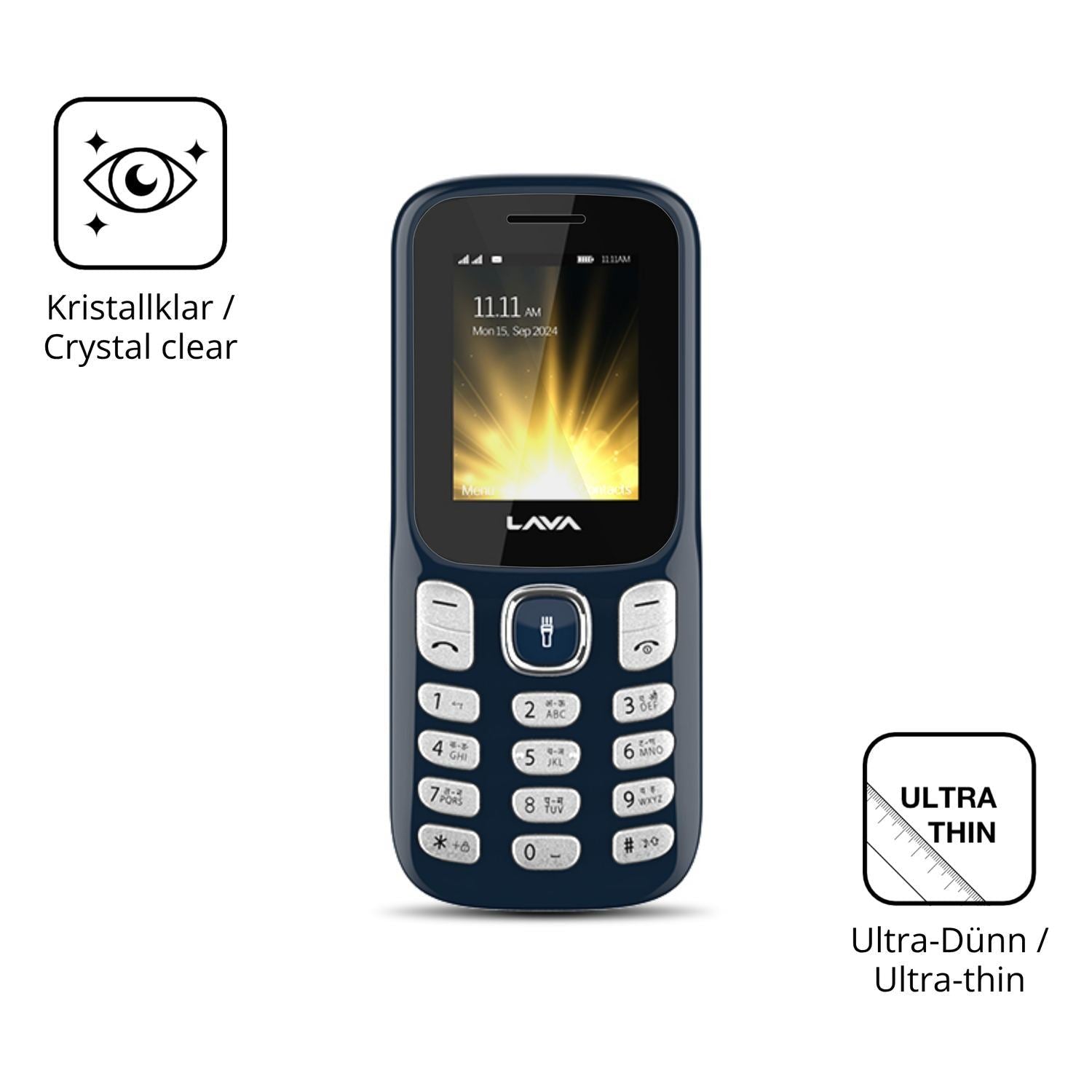 4x Schutzfolie klar für Lava A3 Torch Display-Schu (5)