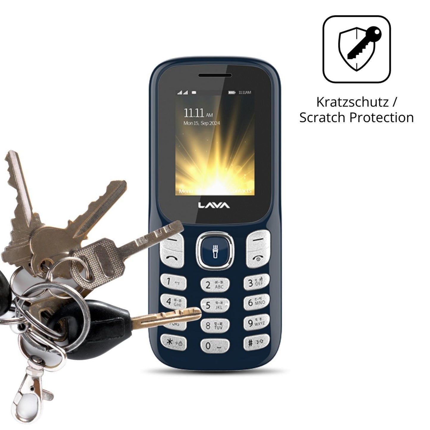 4x Schutzfolie matt für Lava A3 Torch Display-Schu (4)