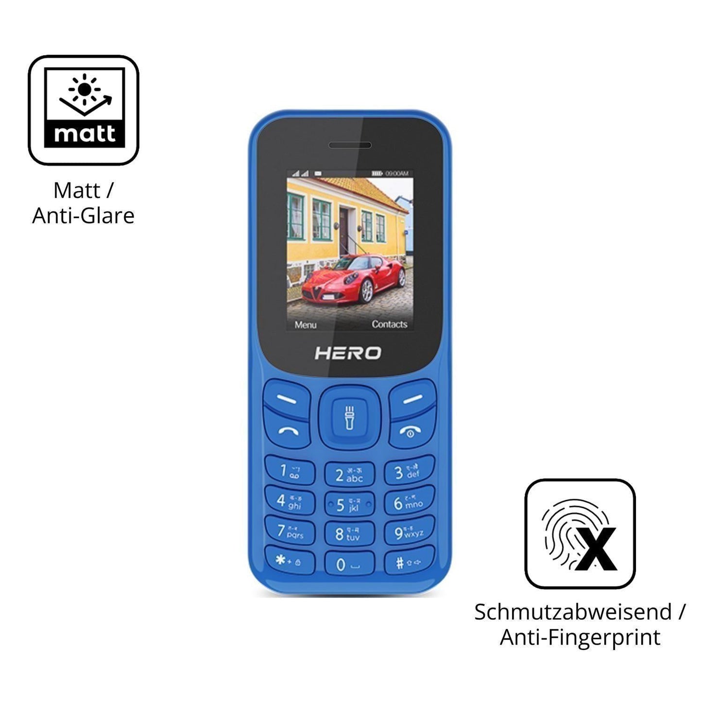 4x Schutzfolie matt für Lava Hero Shakti 2025 Disp (5)