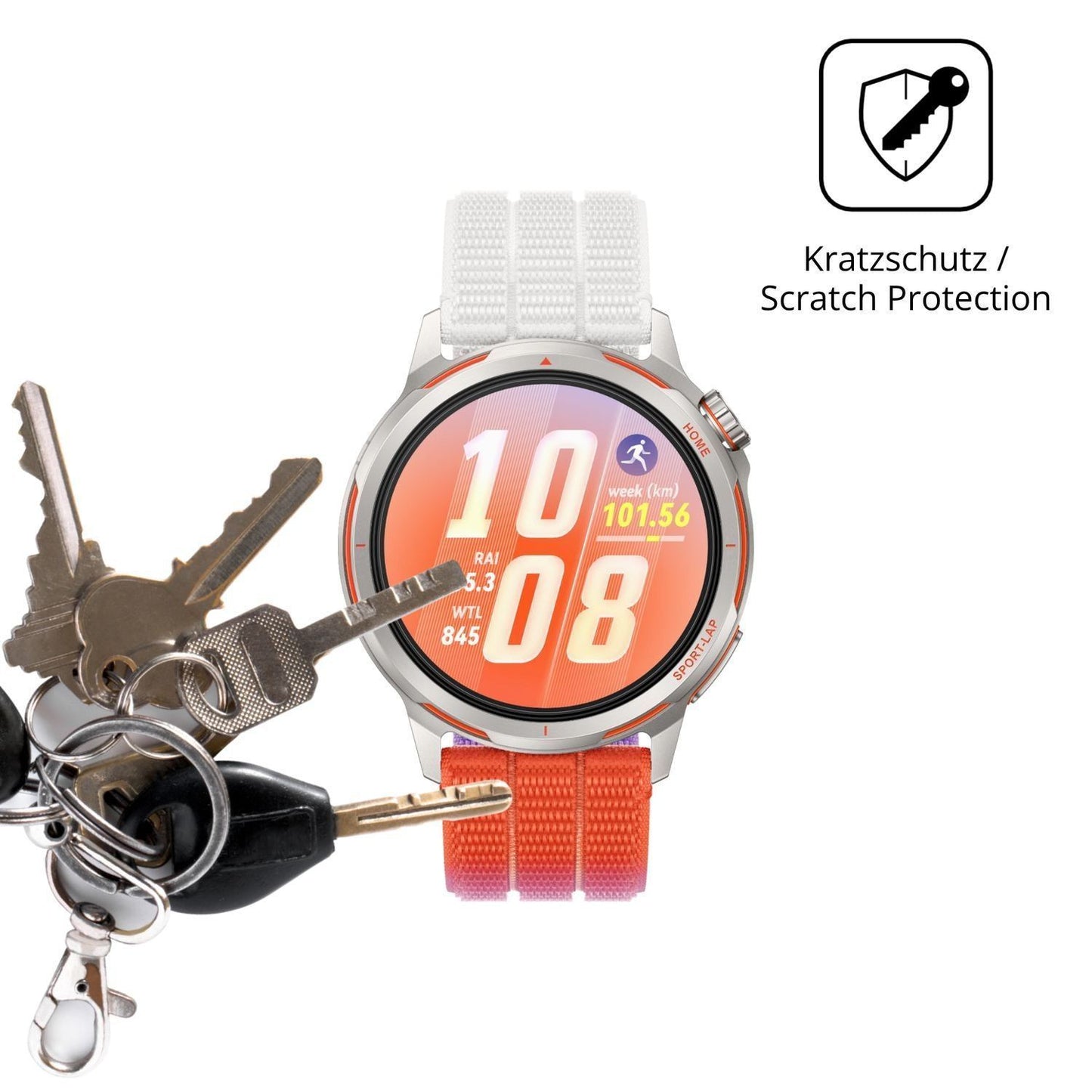6x Schutzfolie matt für Huawei Watch GT Runner 2 D (4)