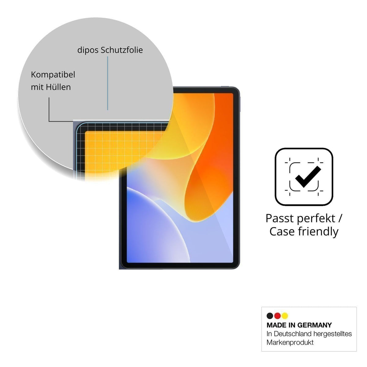 2x Schutzfolie klar für Infinix XPad 30E Display-S (6)