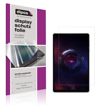2x Schutzfolie klar für Lenovo Legion Tab 8.8 Gen  (1)