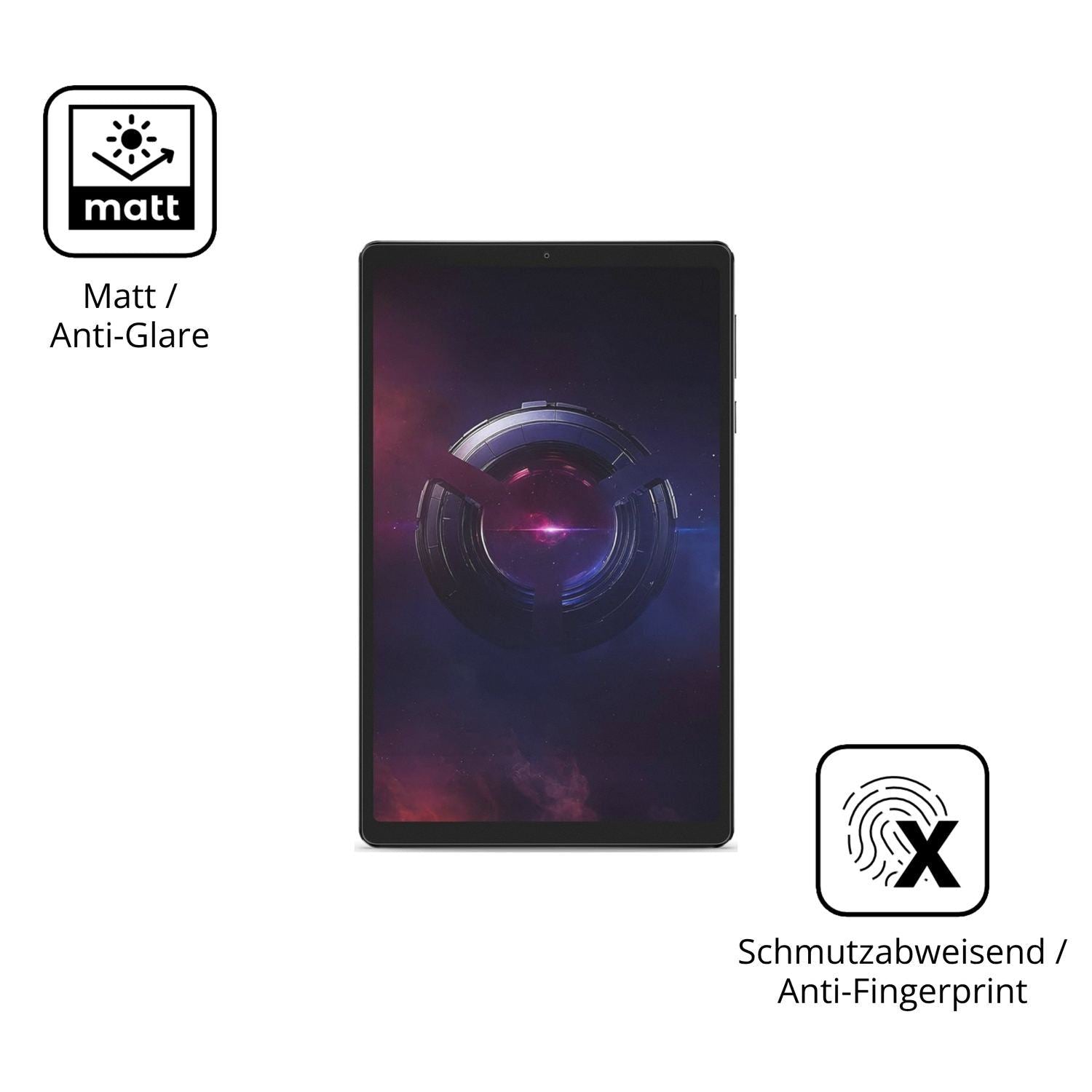 2x Schutzfolie matt für Lenovo Legion Tab 8.8 Gen  (5)