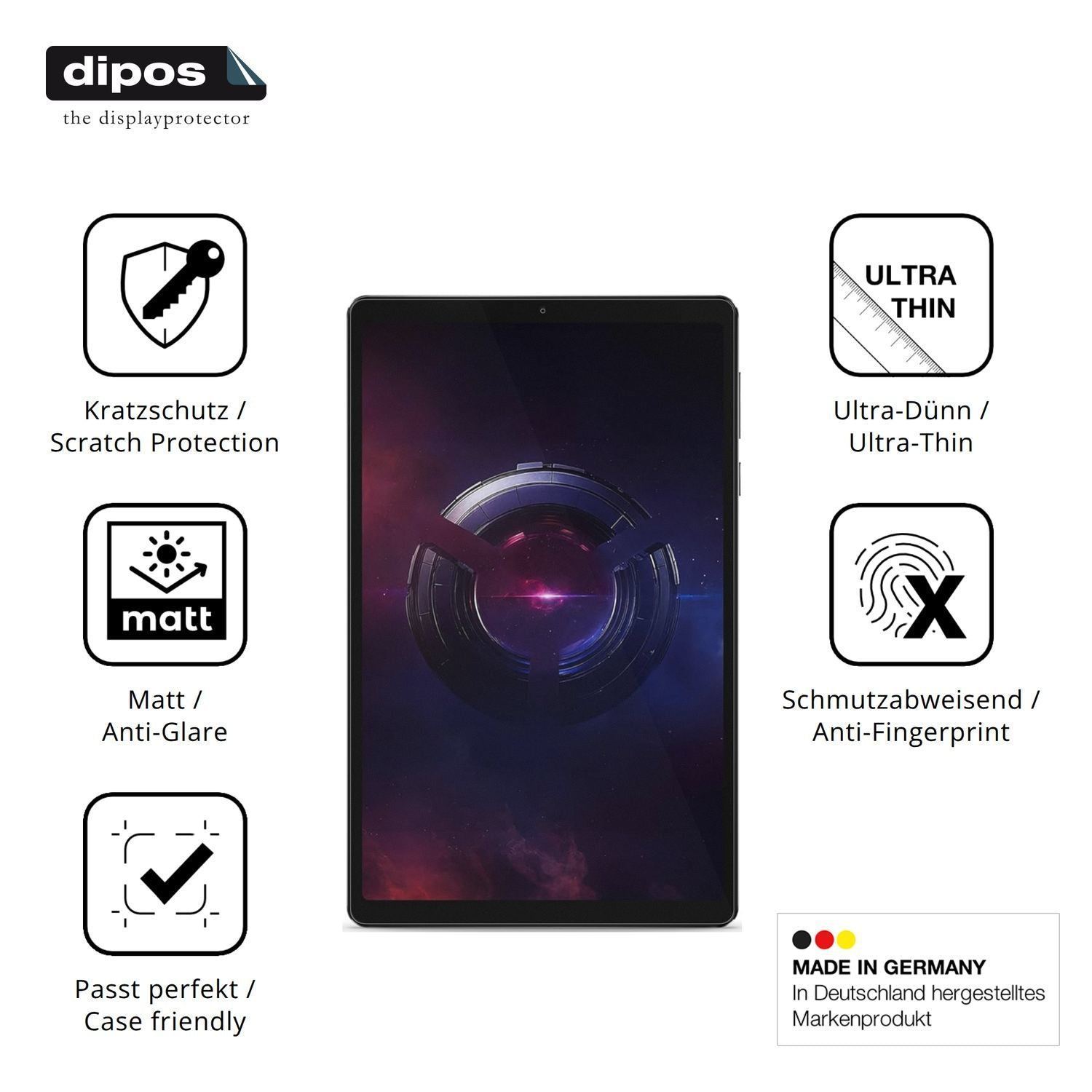 2x Schutzfolie matt für Lenovo Legion Tab 8.8 Gen  (7)